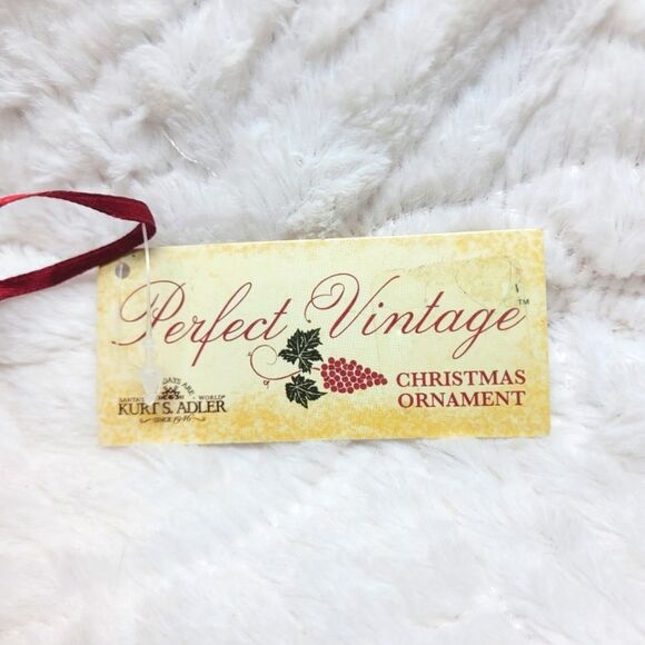 Kurt Adler I Believe in Wine Ornament Santa Claus Sitting on Barrel D0810 New - Picture 7 of 9